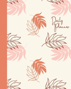 Daily Planner: 180 Days | Undated Schedule Organizer and Hourly Appointment Calendar | Notes, Gratitude, Wellness, and To Do List Sections | Boho ... Cover Design in Desert Blush and Burnt Orange