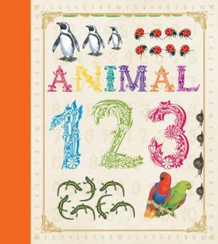 Hardcover Animal 123 Book