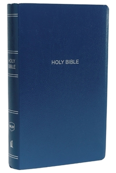 Imitation Leather NKJV, Gift and Award Bible, Leather-Look, Blue, Red Letter Edition Book