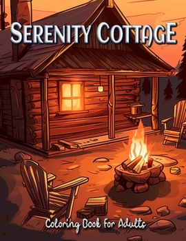 Paperback Serenity Cottage Coloring Book for Adults: A Cottage Style Escape into Nature's Beauty Book