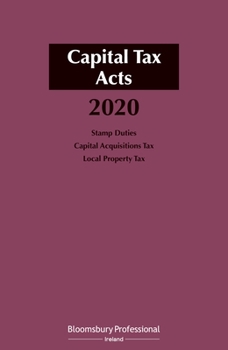 Paperback Capital Tax Acts 2020 Book