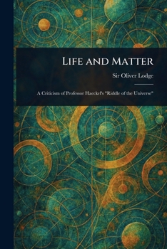 Paperback Life and Matter Book