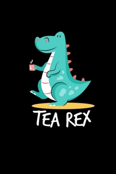 Tea rex: 6x9 TEA | blank with numbers paper | notebook | notes