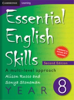 Paperback Essential English Skills Year 8: A Multi-Level Approach Book