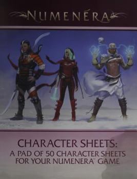 Paperback Numenera Character Sheets Book