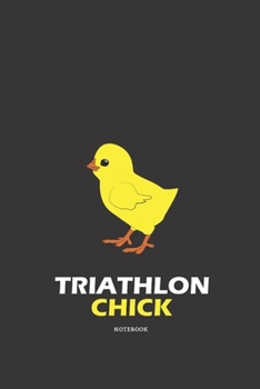 Notebook: Triathlon Notebook / Diary / Journal with 120 Blank Lined Pages Large Women, Girl, Man, Family