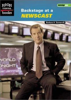 Paperback Backstage at a Newscast Book