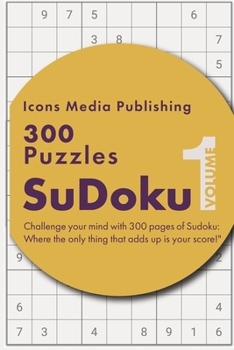 Paperback 300 Easy Level Sudoku Puzzles Volume 1 Book