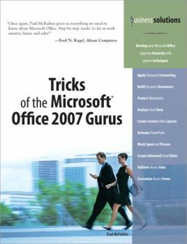 Paperback Tricks of the Microsoft Office 2007 Gurus Book