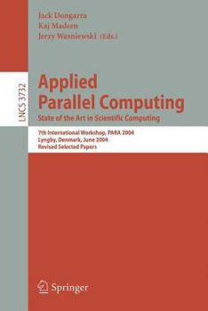 Paperback Applied Parallel Computing: State of the Art in Scientific Computing Book