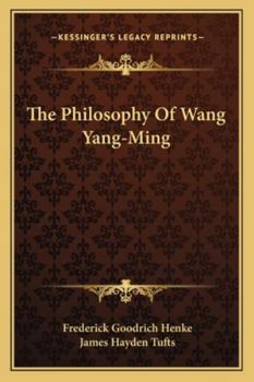 The Philosophy Of Wang Yang-ming