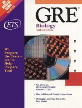 Paperback Gre Practicing to Take the Biology Test: The Official Guide Book