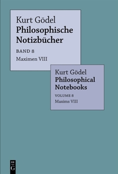 Maximen VIII / Maxims VIII (German Edition)