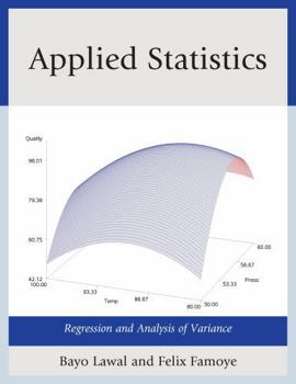 Paperback Applied Statistics: Regression and Analysis of Variance Book