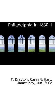 Paperback Philadelphia in 1830-1 Book