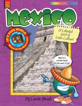 Paperback Mexico: A Colorful Land of Exotic Culture! Book