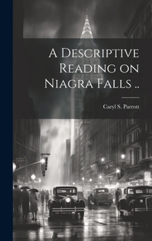 Hardcover A Descriptive Reading on Niagra Falls .. Book