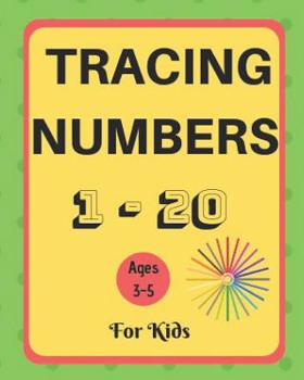 Paperback Tracing Numbers 1-20 For Kids Book