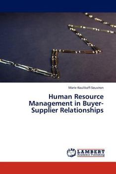 Paperback Human Resource Management in Buyer-Supplier Relationships Book