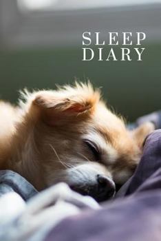 Paperback Sleep Diary Sleepy Pomeranian Book