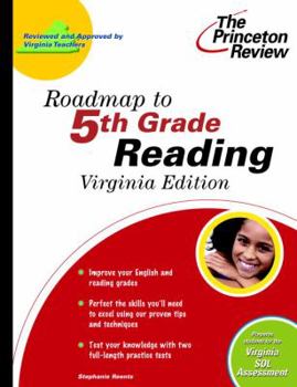Paperback Roadmap to 5th Grade Reading, Virginia Edition (State Test Preparation Guides) Book