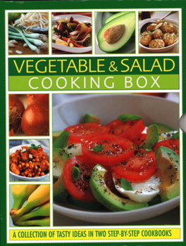 Hardcover Vegetable & Salad Cooking Box: A Collection of Tasty Ideas in Two Step-By-Step Cookbooks Book