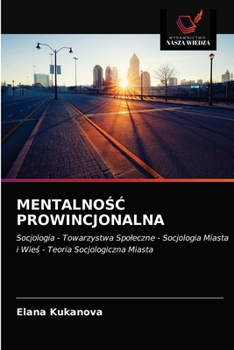 Paperback MentalnoŚĆ Prowincjonalna [Polish] Book