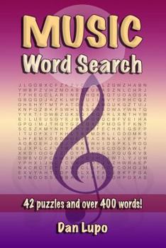 Paperback Music Word Search Book