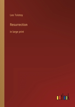 Paperback Resurrection: in large print Book