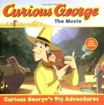 Paperback Curious George's Big Adventures [With Bonus Stickers] Book