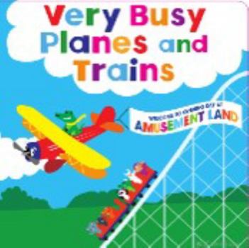 Board book VERY BUSY PLANES AND TRAINS Book