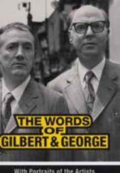 Paperback The Words of Gilbert And George /anglais Book