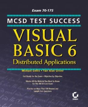 Paperback MCSD Test Success: Visual Basic 6 Distributed Applications Exam 70-175 Book