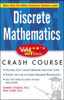 Paperback Schaum's Easy Outline of Discrete Mathematics Book