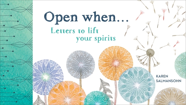 Hardcover Open When: Letters to Lift Your Spirits Book