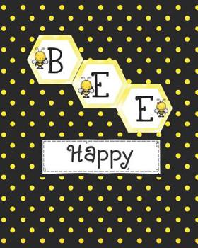 Paperback Bee Happy: Teacher Notebook Book