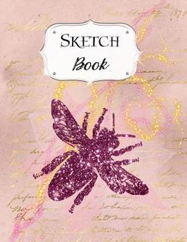 Sketch Book: Bee - Sketchbook - Scetchpad for Drawing or Doodling - Notebook Pad for Creative Artists - #8 Pink