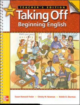 Spiral-bound Taking Off Teacher's Edition with Tests: Beginning English Book