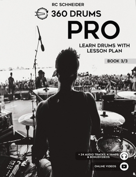 Paperback PRO - Learn Drums with Lesson Plan Book