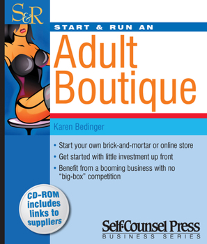 Paperback Start & Run an Adult Boutique [With CDROM] Book