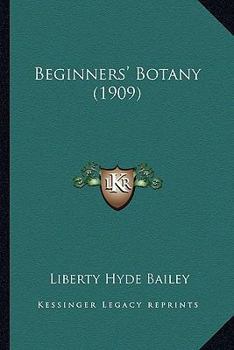 Paperback Beginners' Botany (1909) Book