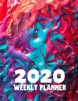 Paperback 2020 Weekly Planner: 52 Week Journal 8.5 x 11 inches for Women, Academic Organizer Monthly Calendar Scheduler Appointment Agenda Notebook P Book