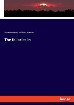 Paperback The fallacies in Book