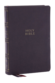 Imitation Leather KJV Holy Bible: Compact Bible with 43,000 Center-Column Cross References, Gray Leathersoft, Red Letter, Comfort Print: King James Version Book