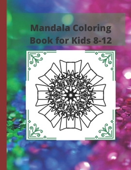 Paperback Mandala Coloring Book for Kids 8-12 [Large Print] Book