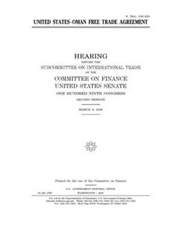 United States-Oman Free Trade Agreement