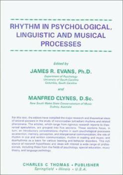 Hardcover Rhythm in Psychological, Linguistic, and Musical Processes Book