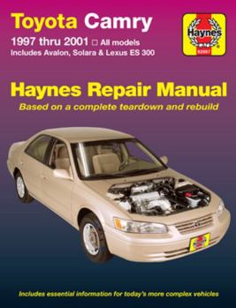 Paperback Toyota Camry, Avalon, Solara & Lexus Es 300 1997-01 Book