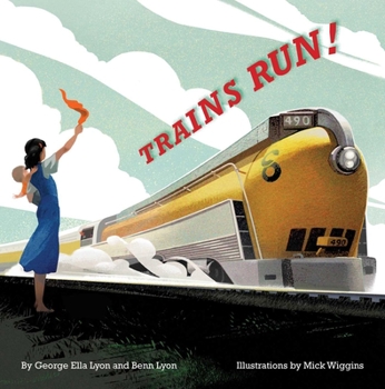 Hardcover Trains Run! Book