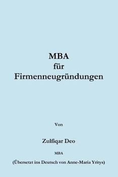 Paperback MBA for Startups (German) [German] Book